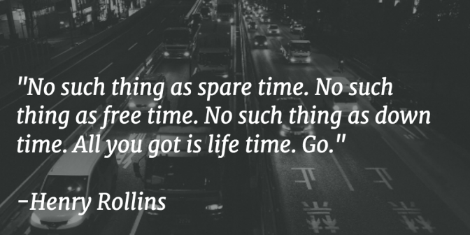 We all have the same 24 hours every day. 