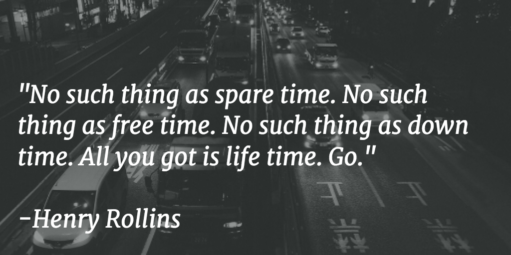 We all have the same 24 hours every day. 