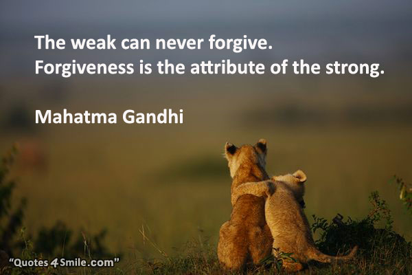 the-weak-can-never-forgive